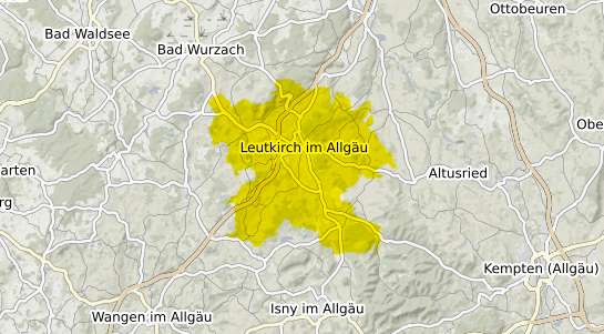 Immobilienpreisekarte Leutkirch im Allgäu
